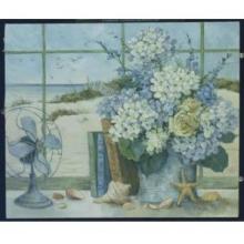 Beach Cottage Poster Print