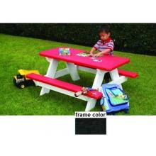 Eagle One Recycled Plastic Kids Picnic Table - Black