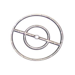 12 Inch Stainless Round Double Fire Pit Ring