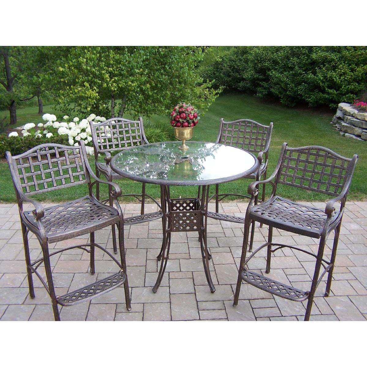 Oakland Living Hummingbird Elite 5 Piece Bar Set - 42 Inch