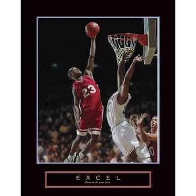 Excel - Basketball Poster Print