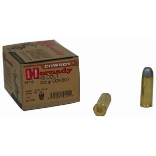 Hornady 45 Long Colt By Hornady, 255 Gr, Cowboy Ammo, (Per 20)