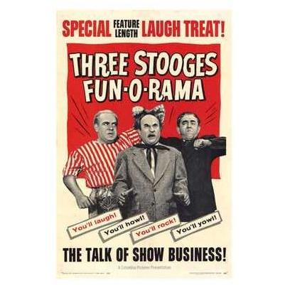 Three Stooges Fun-O-Rama Poster Print
