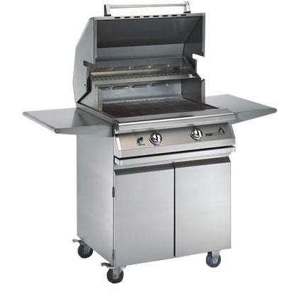 PGS Gas Grills Legacy Newport 30 Inch Natural Gas Grill W/ Rotisserie On Cart