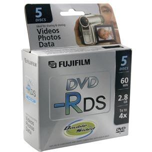 Buy 2.8 GB CAMCORDER DOUBLE-SIDED DVD-RS, 5 PK by FUJIFILM