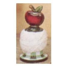 Old Dutch Hand Painted Apple Twine Holder