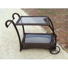 Oakland Living Wicker Service Cart