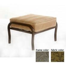 Casual Creations Sterling Aluminum Ottoman