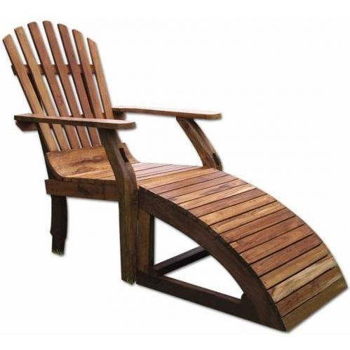 Adirondack Teak Wood Foot Rest