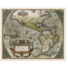 Novi Orbis Map Poster Print