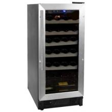 Haier Wine Cellar Free-Standing Or Built-In 26 Bottle, Stainless Steel - HVCE15BBH