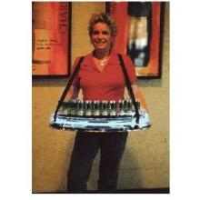Neon Concepts Walkabout Clear Top Bar Tray (Blue Neon / Disposable Battery)