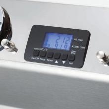 Digital Built-In Thermometer with timer and meat probe for accurate grilling