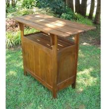 International Caravan Acacia Wood Bar Table - Stain