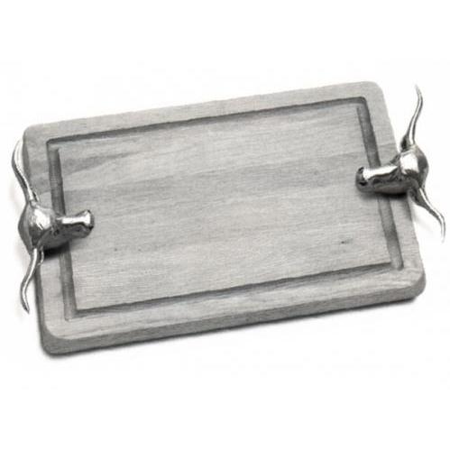 Wilton Armetale Steer Carving Board