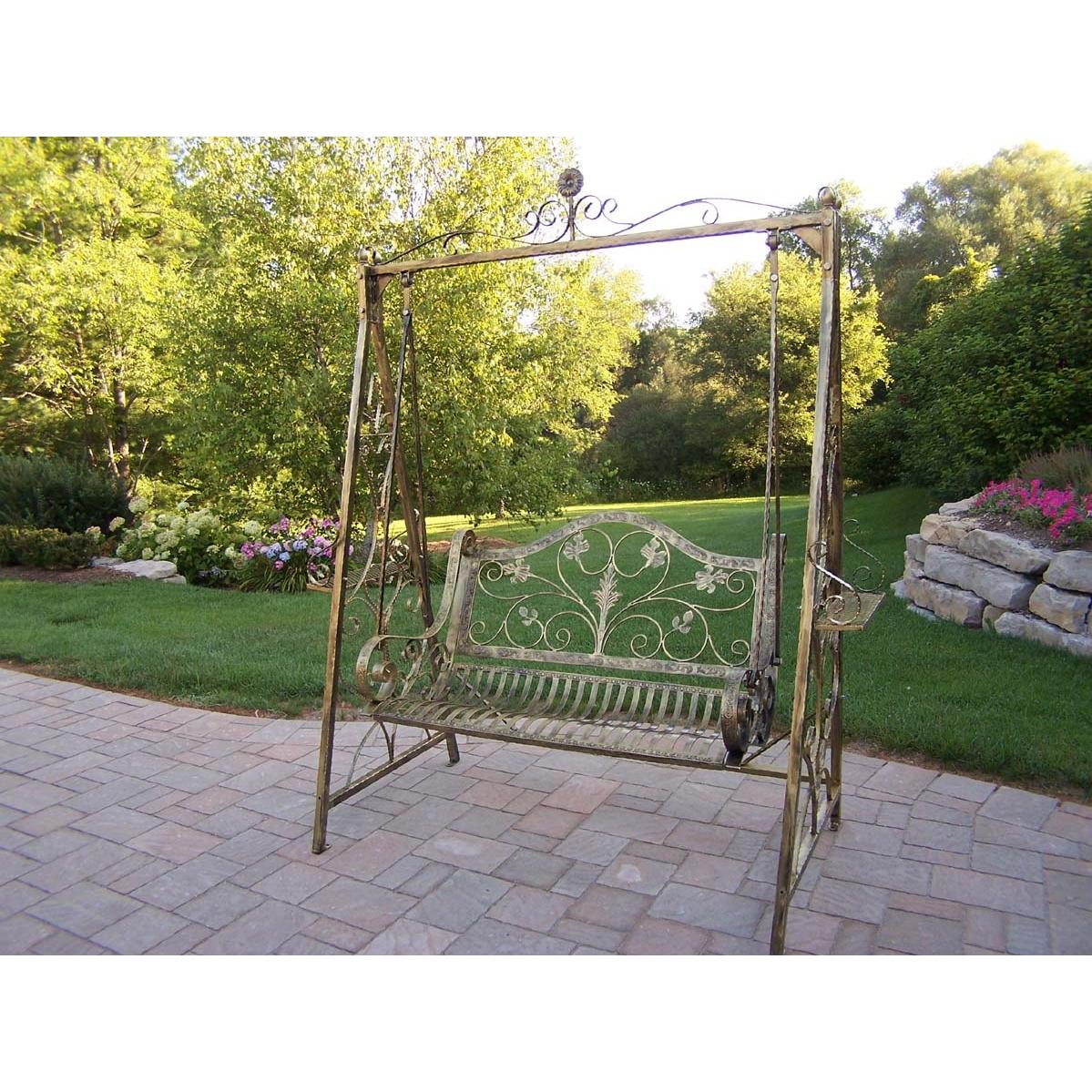 Oakland Living Victorian Metal Art Swing