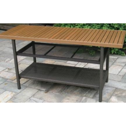 Alfresco Home Everwoven Rectangular Side Board In Java