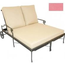 Windham Castings Universal Double Chaise Cushion , Canvas Coral L