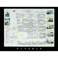 Titanic Deck Plan Poster Print