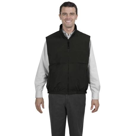 Port Authority Reversible Terra-Tek Nylon And Fleece Vest Small - Black