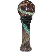 Alpine Glowing Gazing Globe Brown With Glass Stand -Glow In The Dark