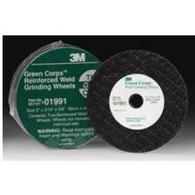 3M Automotive Products Green Corps Cut-Off Wheel, 3 In X 1/16 In X 3/8 In - 5 Pack