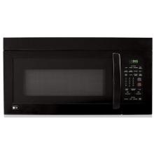 LG 1.6 Cuft Over The Range 1000W Microwave - Black