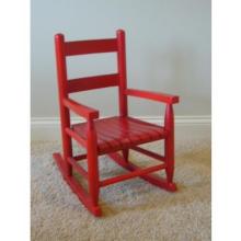 Dixie Seating Red Child Rocker Slat