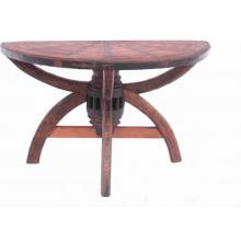 Groovy Stuff Teak Wood Half-Wagon Wall / Console Table