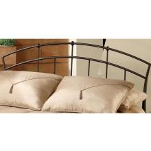 Hillsdale Vancouver Antique Brown Metal Headboard Without Frame - Full/Queen