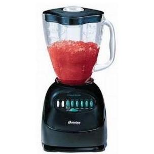 OSTER 12SPD. GLASS JAR BLENDER BLACK