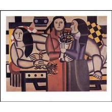 Trois Femmes Aux Fleurs 1920 Poster Print