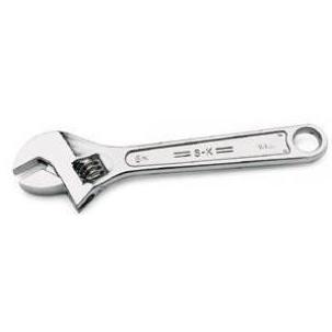SK Hand Tool 6.25 Inch Adjustable Wrench
