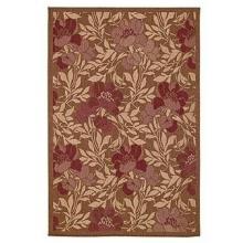 Capel Rugs Rectangle Sterling Flora Outdoor Rug, Bronze - 7 Feet 10 Inches X 10 Feet 10 Inches