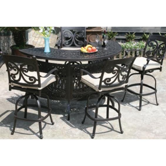 Alfresco Home Farfalla  Bar Set - Antique Wine Finish