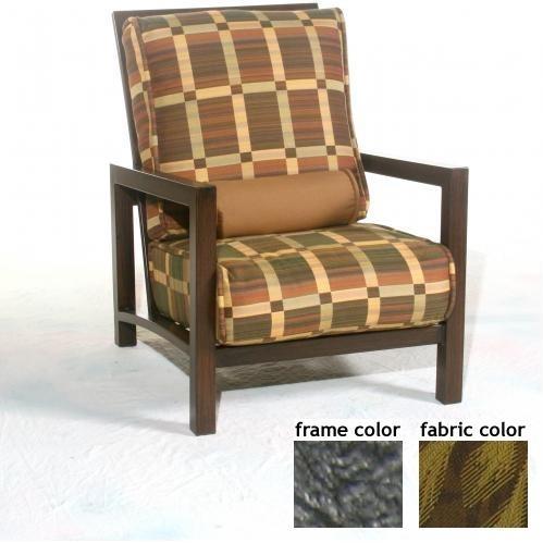 Keys Aluminum Deep Seating Lounge Chair With Scavo Iron Frame And C0837 Fabric Picture