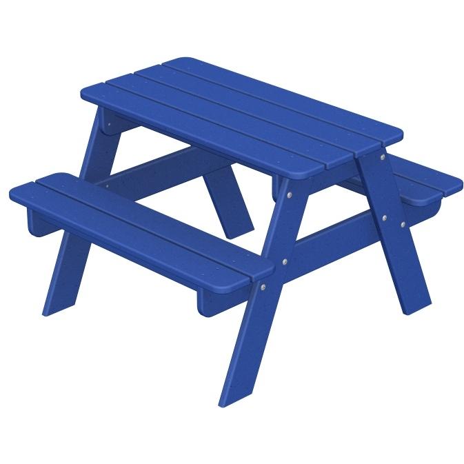 Poly-Wood Recycled Plastic Wood Kids Kids Picnic Table
