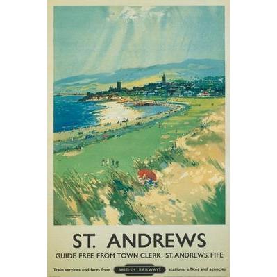 Vintage Golf - St Andrews Poster Print