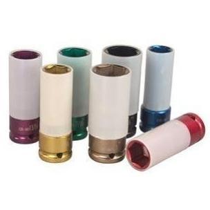 Astro Pneumatic 7 Pc. Lugnut Service Set With Chrome Protecting Plastic Sleeves