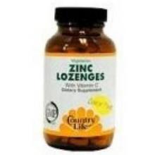 Country Life Zinc Lozenges Lemon 60 Lozenges