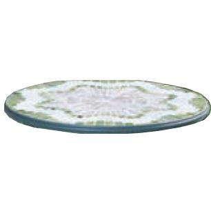 Alfresco Home Amalfi 30 Inch Round Bistro Table Top - Antique Green