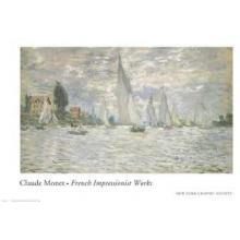 Les Barques, Regates A Argenteuil Poster Print