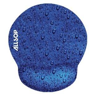 ALLSOP 28822 RAINDROP BLUE ;MOUSE PAD PRO