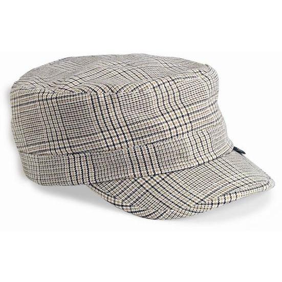 Peter Grimm Sister Cadet Cap - Khaki Plaid