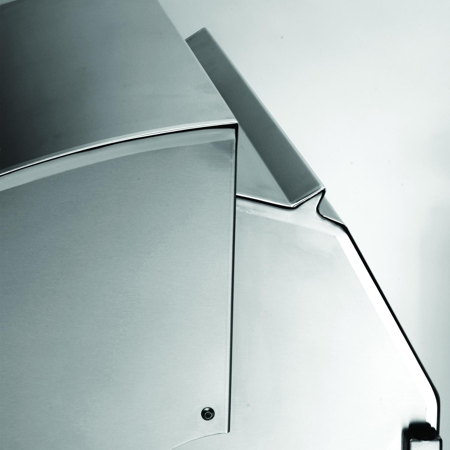 Heat Stabilizing Design; a patented design that deflects wind and allows the grill to vent properly
