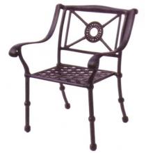 Darlee Monte Carlo Cast Aluminum Dining Chair With Cushion
