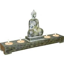 Alpine Buddha Candle Holder - Resin