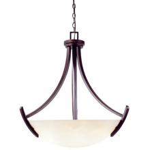 Beyond Modern Collection Hanging Globe Light Fixture In Weathered Copper Finish - 5 Bulbs