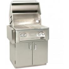 Vintage Gas Grills 30 Inch Propane Grill On Cart With Smoker Burner, Rotisserie Burner, And Adjustable Infrared Sear Zone