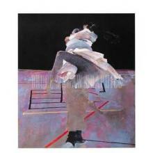 Dancers On A Purple Floor Poster Print